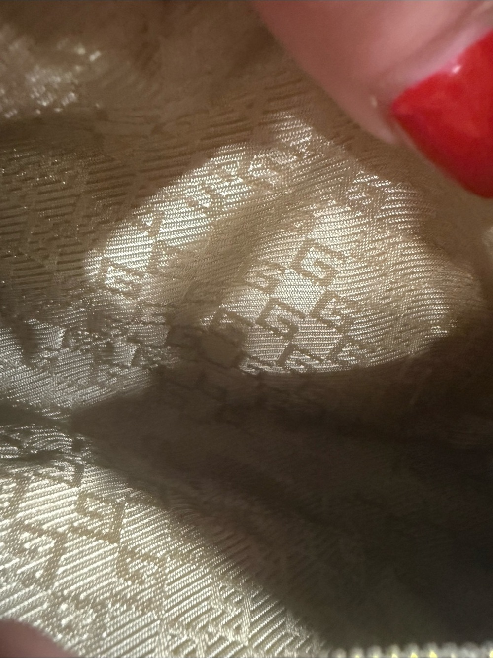 🇺🇸Authentic Gucci Vintage Mini Hobo Bag Aqua & Champagne Metallic Y2K Made Italy - Picture 10 of 10